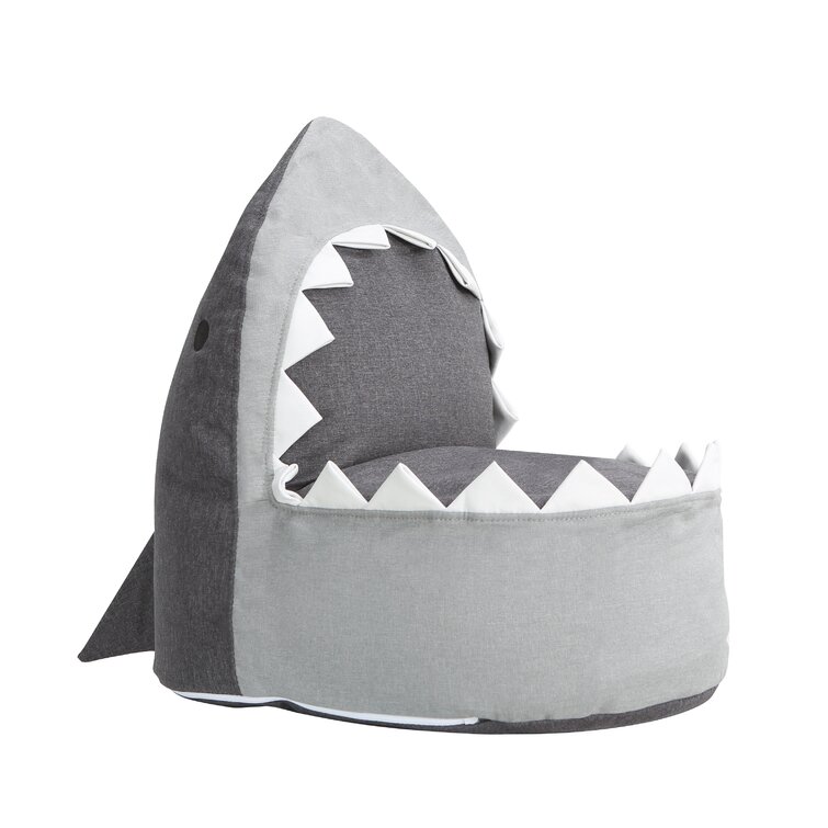 Sharky the Shark Kids Small Bean Bag Chair